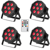 Equinox MaxiPar Quad MKII 7 x 5W LED RGBW Par Cans lighting pack of four
