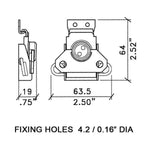 Penn Elcom L0915Z Medium Surface Latch with Catch Plate