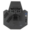 Showtec Demon scan lights creating sharp beam patterns