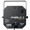 Algam Lighting PHEBUS2 3 - in - 1 Combo LED Light Effect Derby, Strobe or Wash, Laser