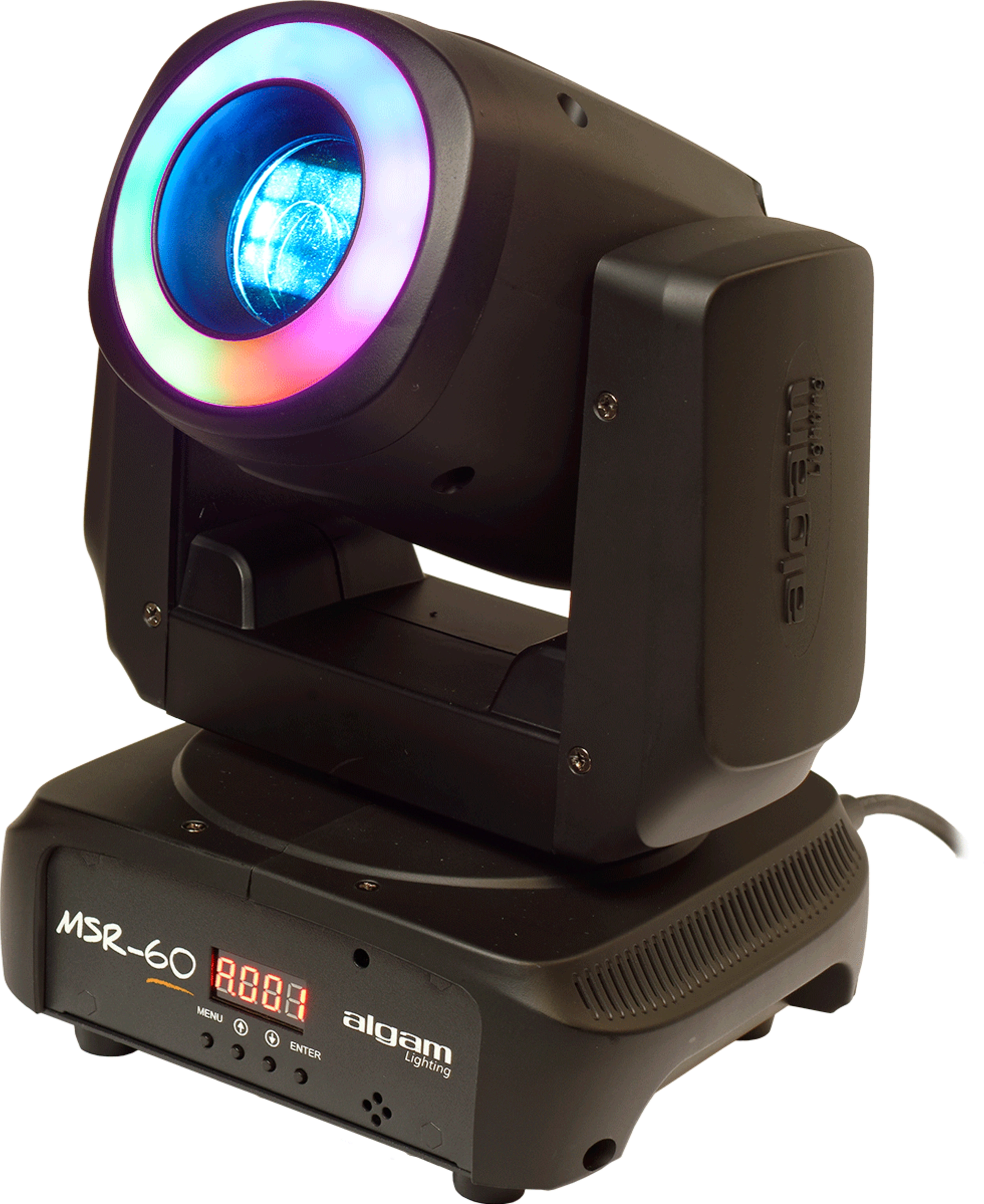 Algam Lighting MSR60 60W LED Spot Moving Head With RGB LED Ring