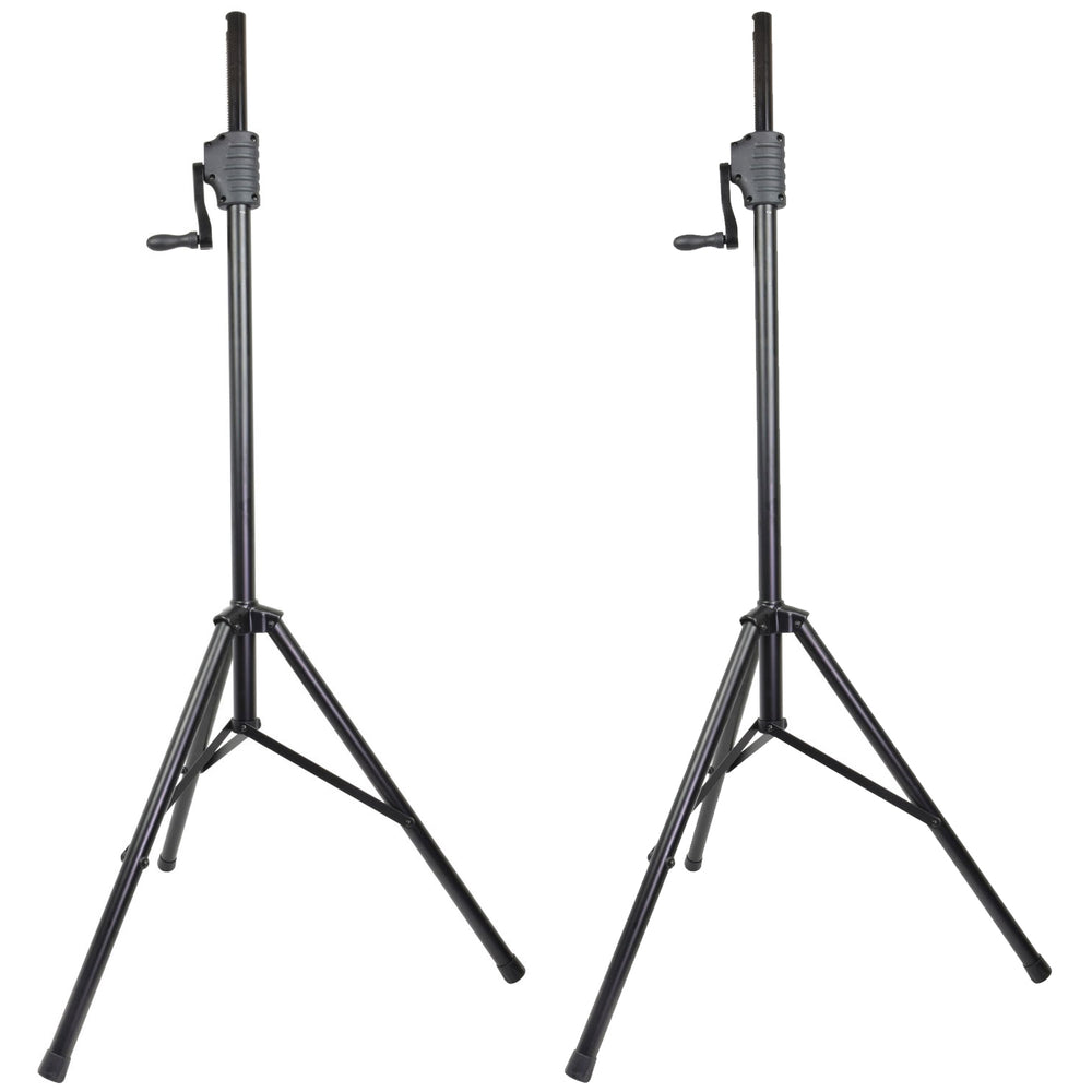 2 x Citronic 2m Winch Speaker Stand 50KG