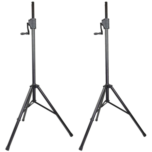 2 x Citronic 2m Winch Speaker Stand 50KG