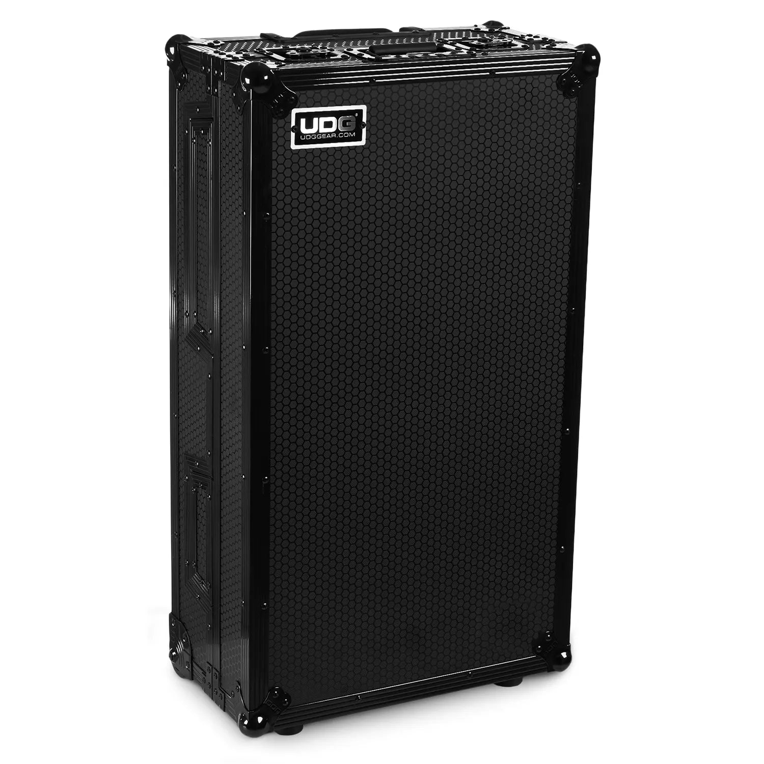 UDG FlightCase Scratch (Turntable Battle/PLX-CRSS12 & 10"/12" Mixer) Black Plus (Laptop, Trolley & Wheels)