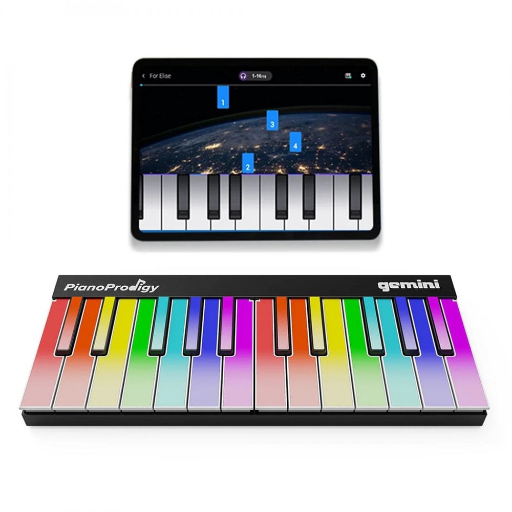 Gemini GPP-101 PianoProdigy 24-Key Smart Wireless Keyboard