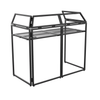 Ultimax DJ Booth Pro DJ Booth with Black and White Scrim and Carry Bags