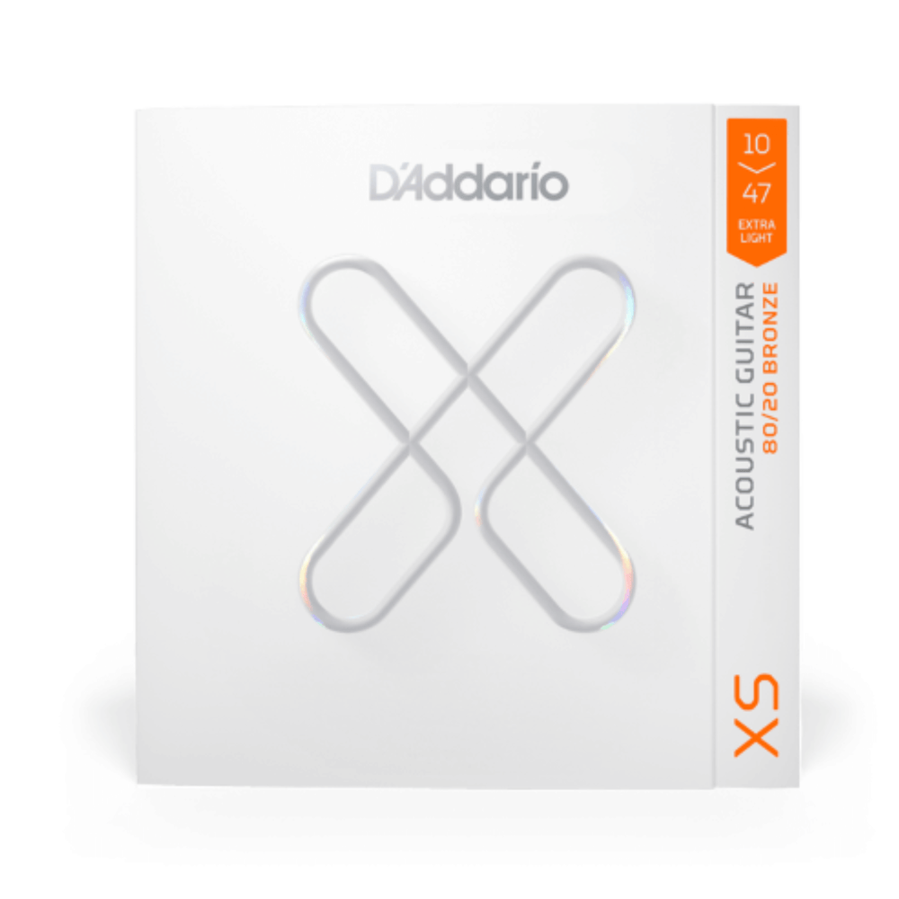 D'Addario XS 80/20 Bronze Acoustic Strings 10-47