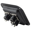 Penn Elcom D0946-40K-FX Small Black Dish with 1 x IEC and 2 x XLR 3 Pin Female Chassis DLX