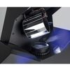 Showtec Demon scan lights creating sharp beam patterns