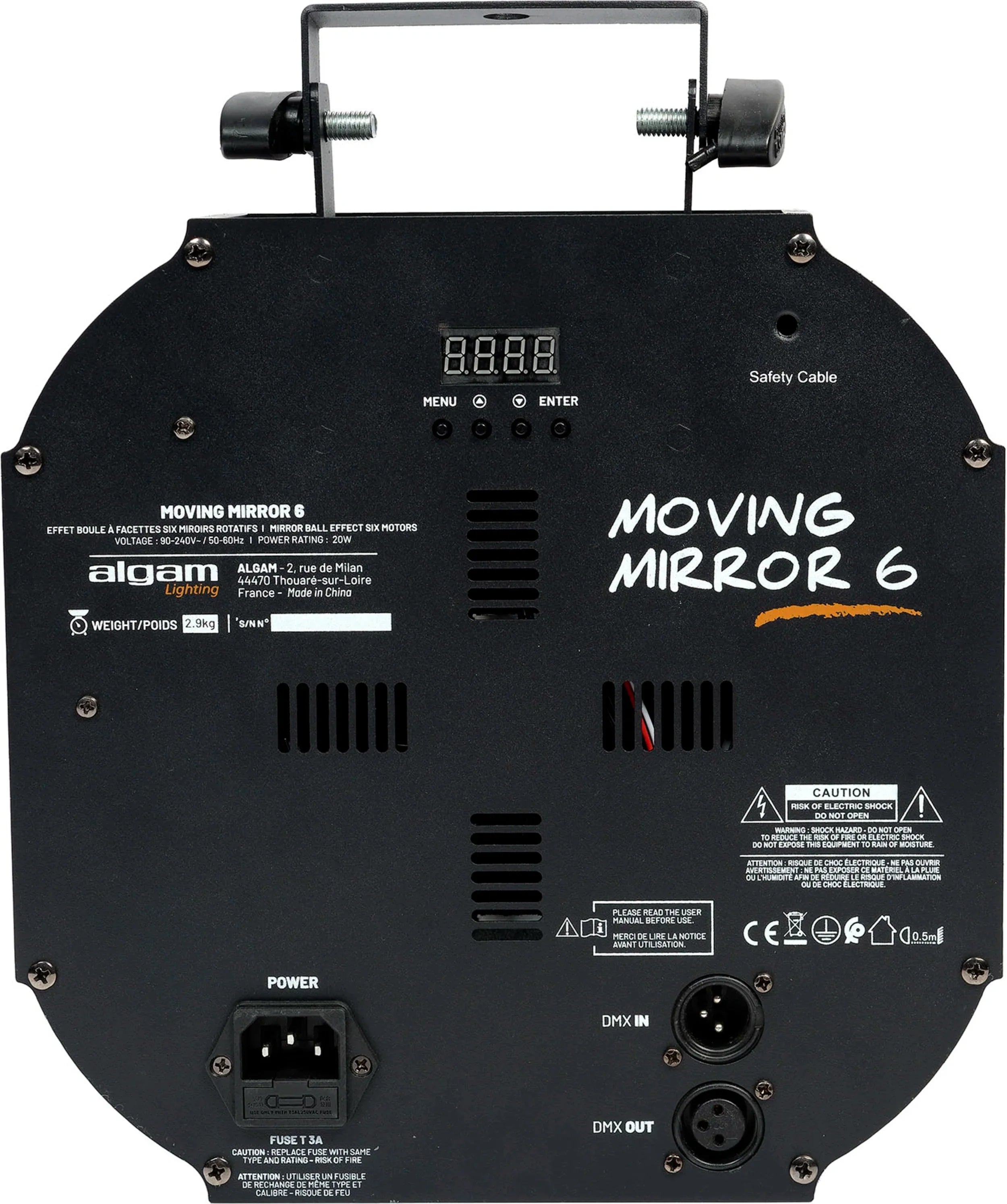 Algam Lighting MOVING-MIRROR-6 Motorised Disco Ball Effect