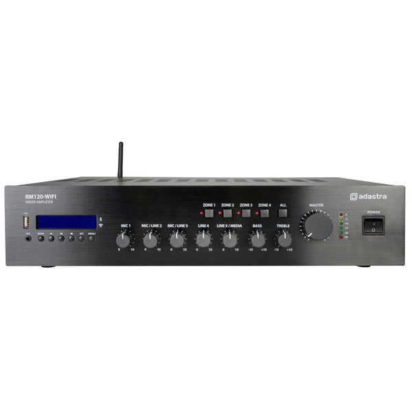 Adastra RM140-WIFI 120W 100v Mixer Amplifier with Wifi