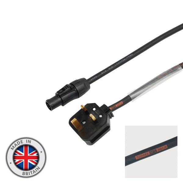 Elumen8 3m 13A to Seetronic PowerTwist TR1 IP65 Connector � 1.5mm H07RN - F