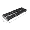 XPND1 guitar pedal board with adjustable width and cable management