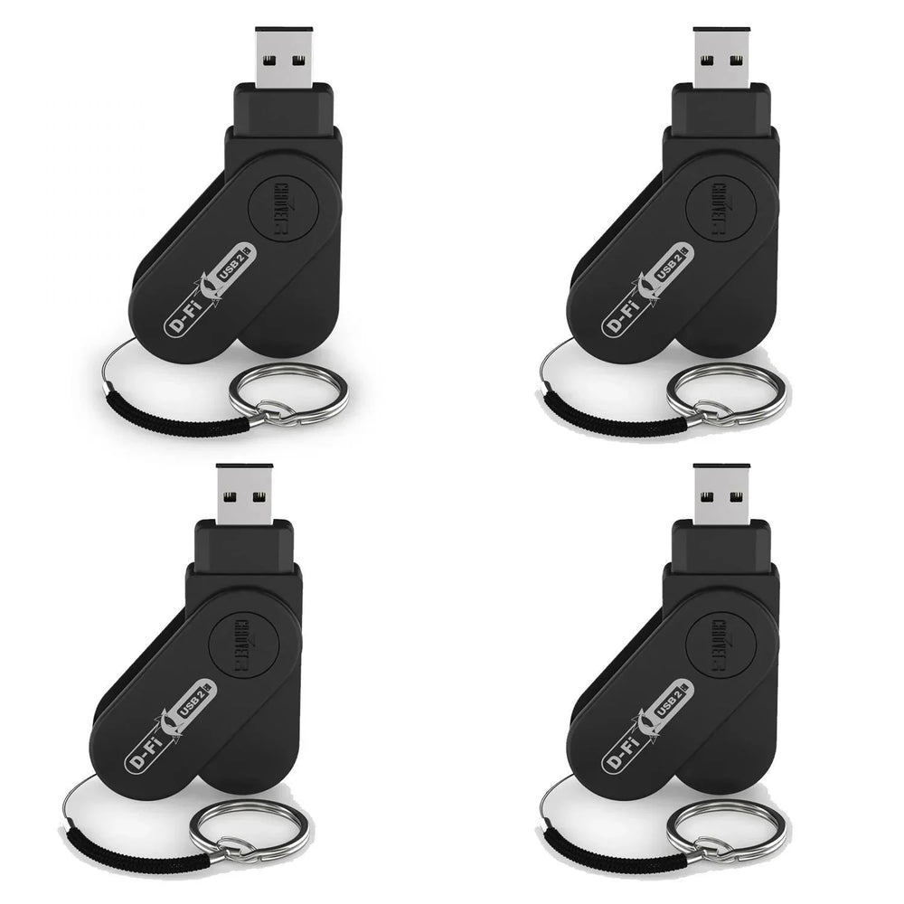 4 x Chauvet DJ D-Fi USB 2 Wireless DMX Transceiver - DY Pro Audio