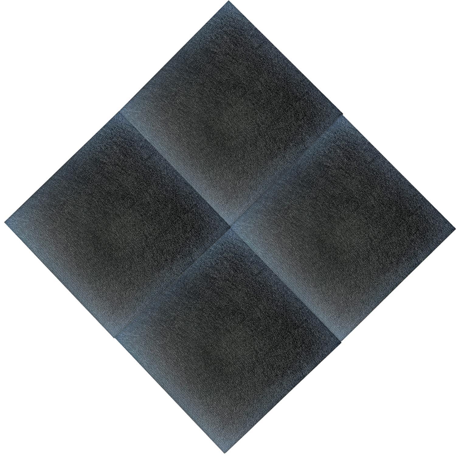 4 x Citronic Sound Absorption Tile 600 x 600mm Black - DY Pro Audio