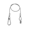 4 X Equinox 75cm PVC Coated Safety Wire 50kg - DY Pro Audio
