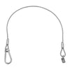 4 X Equinox 75cm PVC Coated Safety Wire 50kg - DY Pro Audio