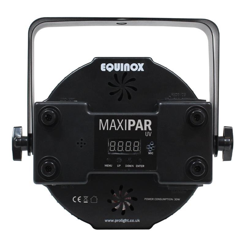 4 x Equinox MaxiPar UV UltraViolet Par Can - DY Pro Audio