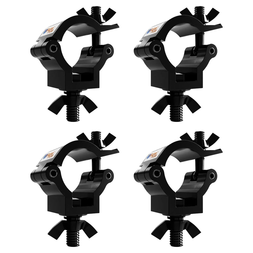 4 x Global Truss F24 Half Coupler Black (32 - 35mm) (5036B)