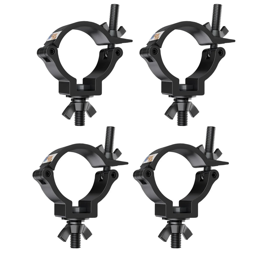4 X Global Truss Narrow Half Coupler 48-51mm Outdoor Black - DY Pro Audio