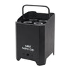 4 x LEDJ Rapid QB1 HEX Battery LED Par Black With Carry Bag