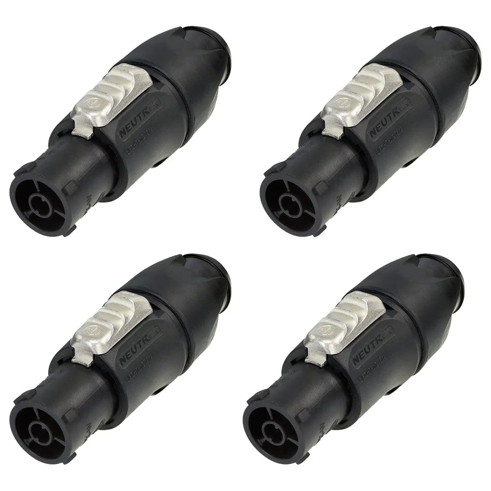 4 x Neutrik NAC3FX - W - TOP PowerCon True1 Top Connector