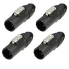 4 x Neutrik NAC3MX - W - TOP PowerCon True1 Top Connector