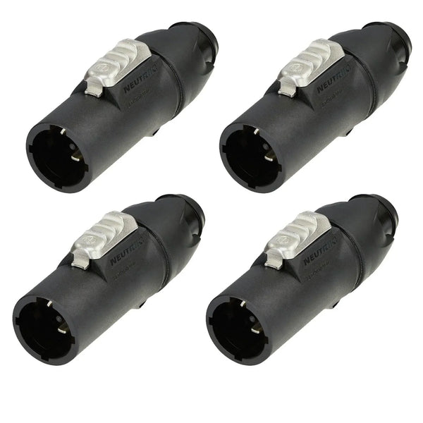 4 x Neutrik NAC3MX - W - TOP PowerCon True1 Top Connector