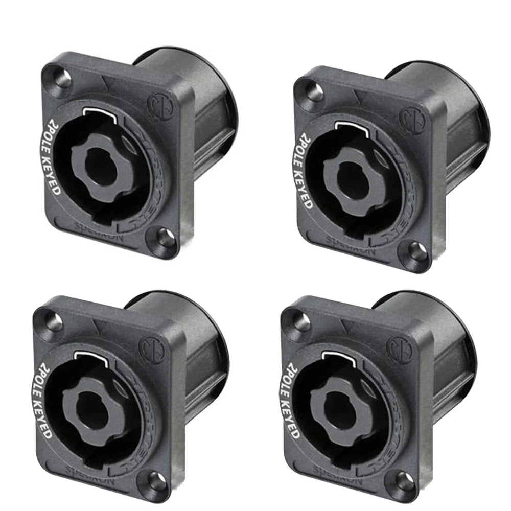 4 x Neutrik NL2MPXX Speakon Connector - DY Pro Audio