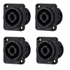 4 x Neutrik NL4MPXX Speakon Connector - DY Pro Audio