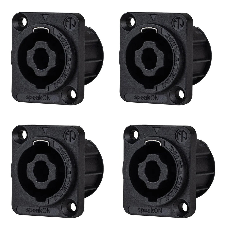 4 x Neutrik NL4MPXX Speakon Connector - DY Pro Audio