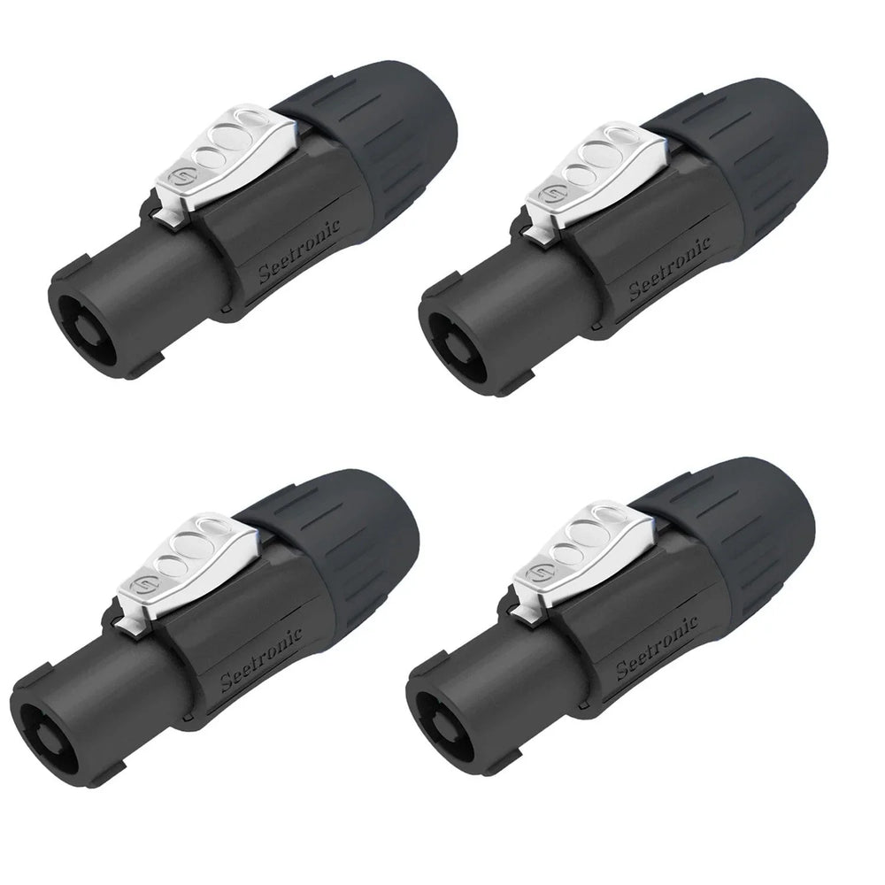 4 x Seetronic ML4FC - X Locking Loudspeaker Connector