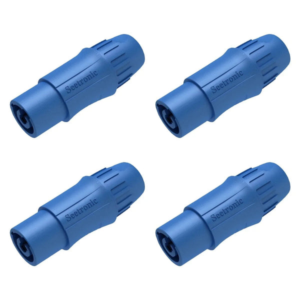4 x Seetronic SAC3MCA PowerTwist Inline Connector - DY Pro Audio