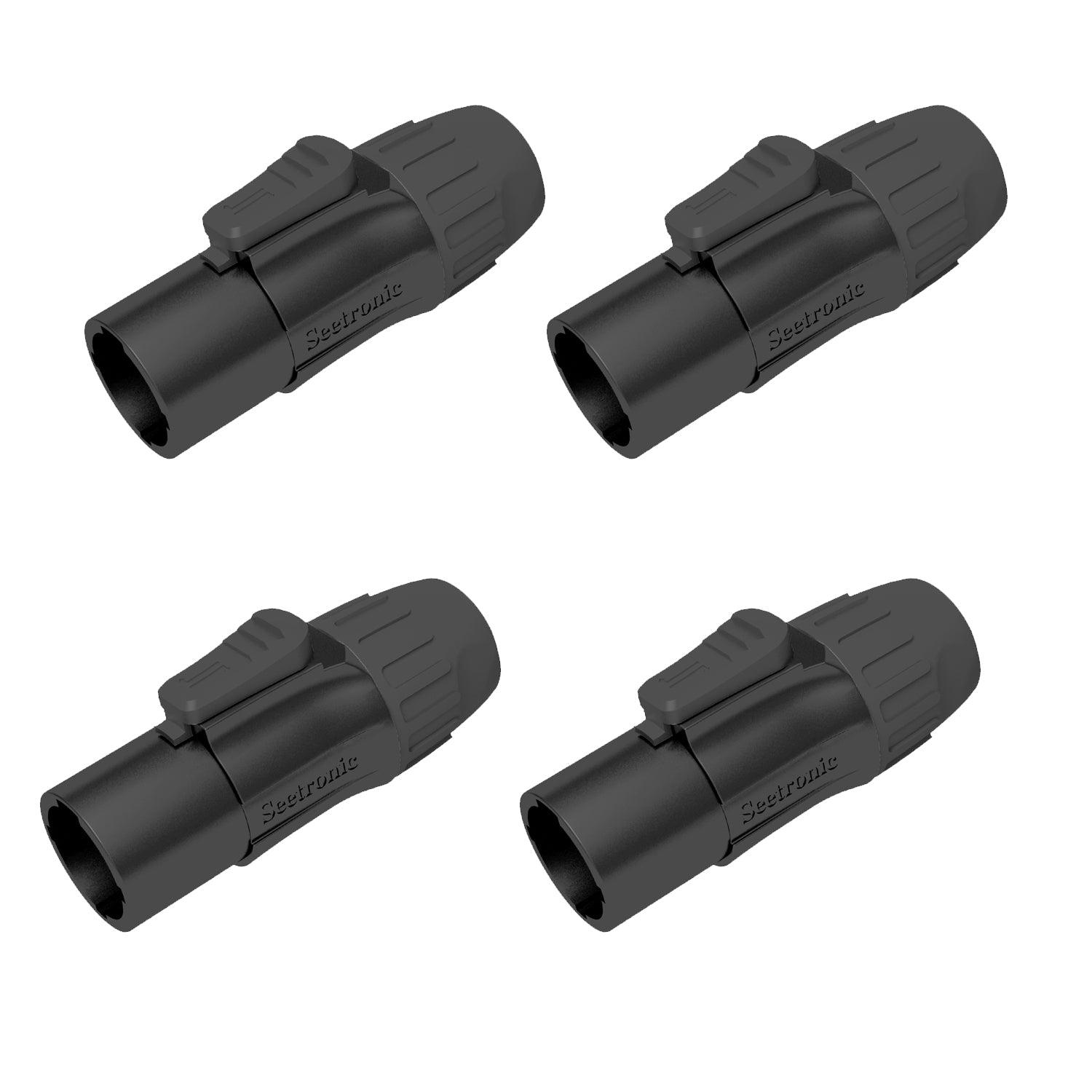 4 x Seetronic SAC3MX-08 PowerTwist TR1 IP65 Connector - DY Pro Audio