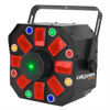 Algam Lighting PHEBUS2 3 - in - 1 Combo LED Light Effect Derby, Strobe or Wash, Laser