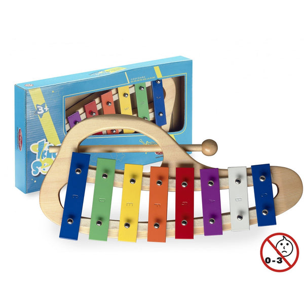 Stagg META-KC8 RB Curved Metallophone 8 Rainbow Keys