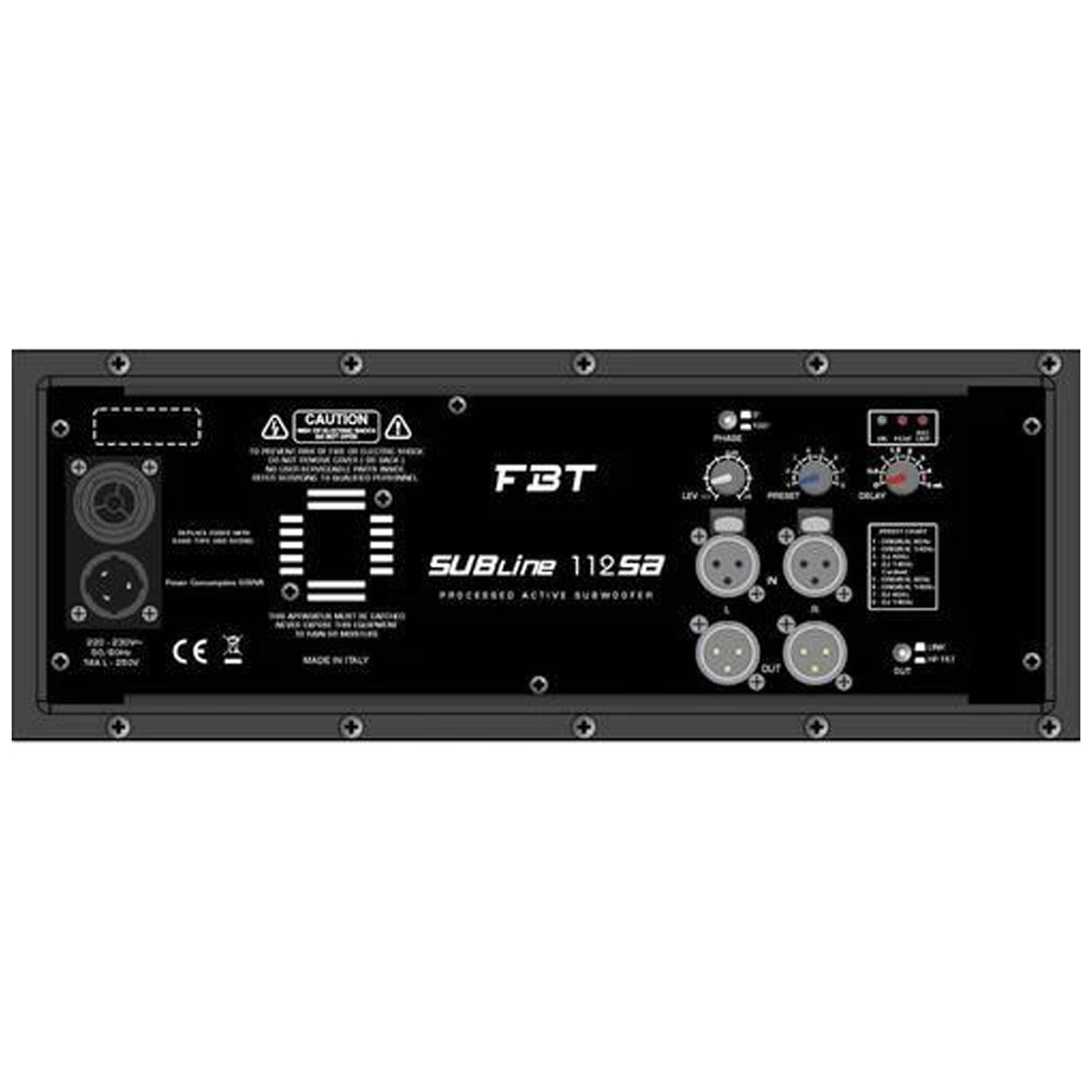 FBT VN 2000 Ventis 206a & Subline 112sa Active Speaker Package