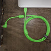 UDG Ultimate Audio Cable USB 2.0 A-B Green Angled 1m