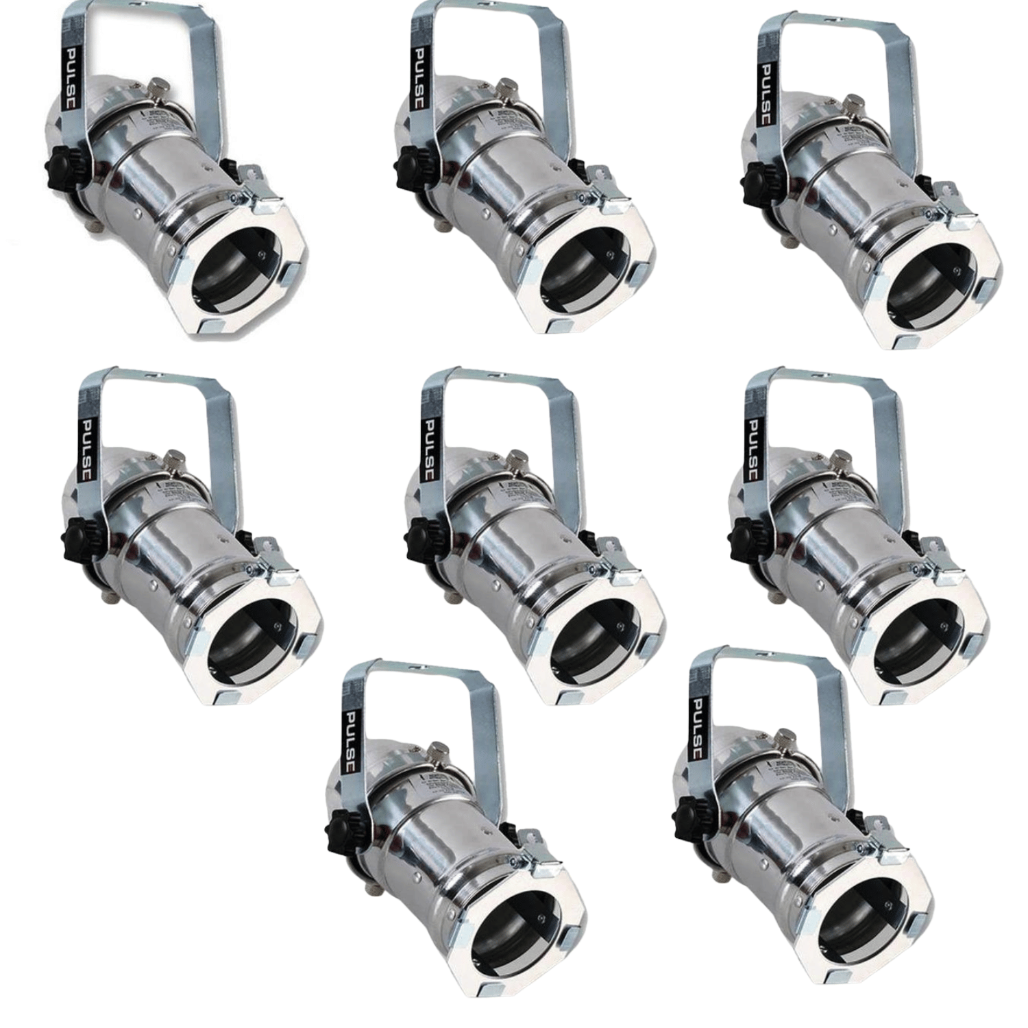 8 x Pulse Par 16 Chrome Birdie Par Can