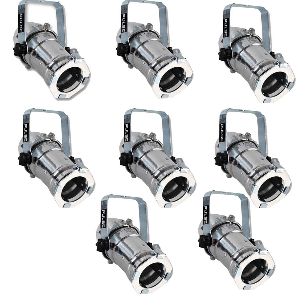 8 x Pulse Par 16 Chrome Birdie Par Can