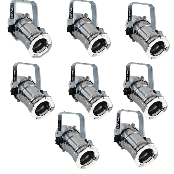 8 x Pulse Par 16 Chrome Birdie Par Can