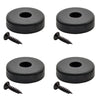 4 x Penn Elcom F1687 38mm Medium Rubber Foot with Steel Washers with Fixings