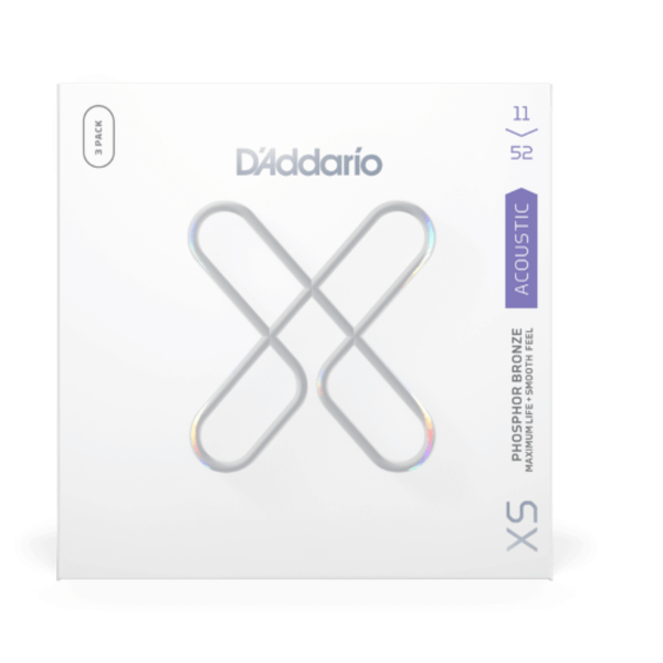 D'Addario Acoustic Guitar Strings 12-53 Coated Phosphor Bronze X3 PACK