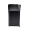 Equinox Combi Booth XL foldable DJ booth with steel shelf and lycra panels