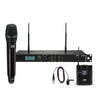JTS RU-901G3DU + 1 x RU-G3TH + 1 x RU-G3TB Dual True Diversity UHF Handheld & Bodypack Combo Wireless System