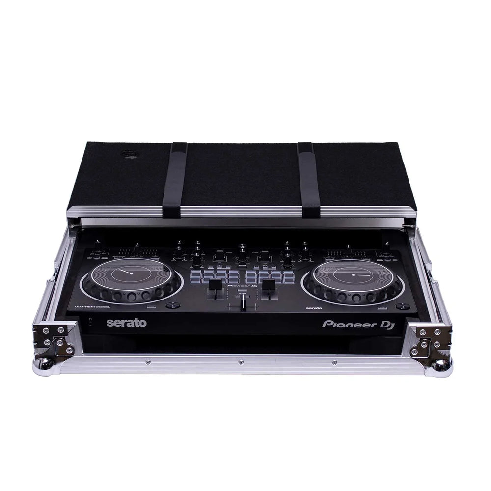 Protekt Plus flight case with sliding shelf for Pioneer DDJ-REV1 controller