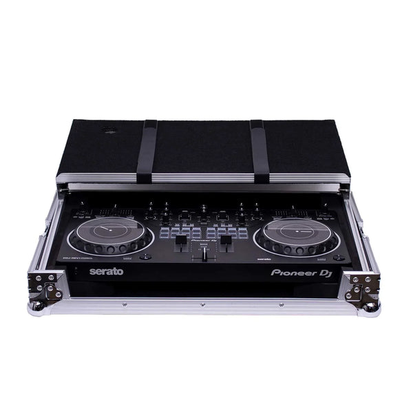 Protekt Plus flight case with sliding shelf for Pioneer DDJ-REV1 controller