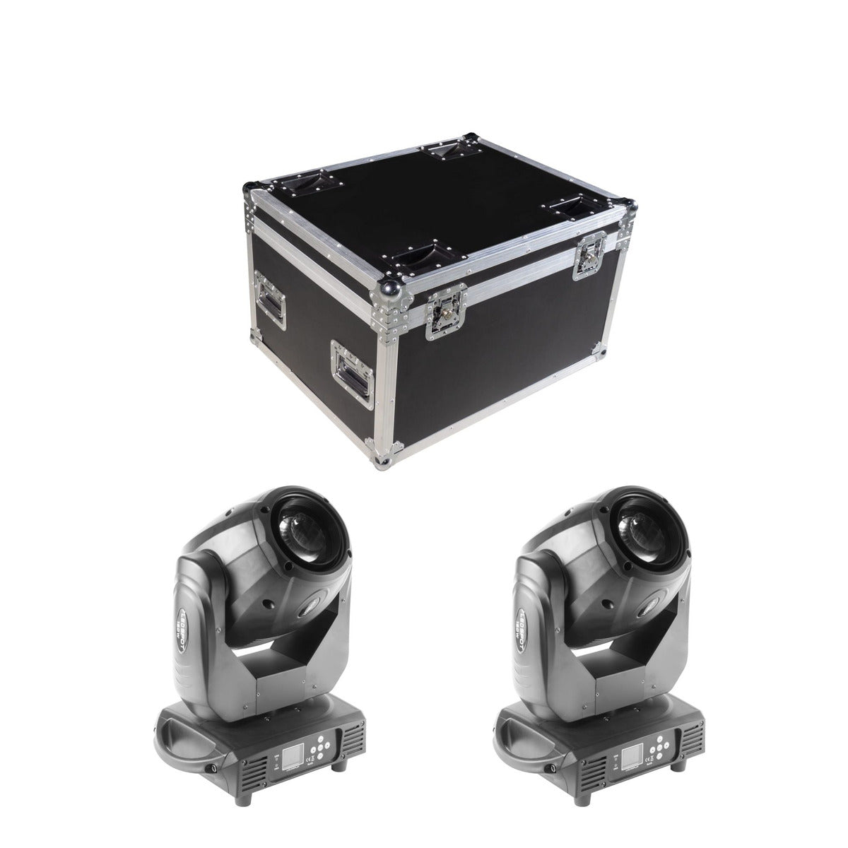 Flash Spot LED 150 Moving Head x2 inc Case