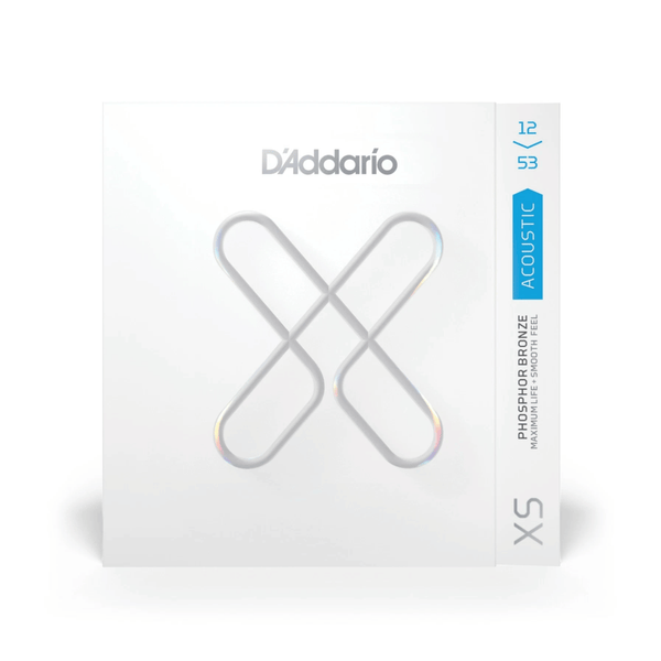 D'Addario XSAPB1253 Acoustic Guitar Strings Phosphor Bronze, Light, 12-53