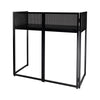 Equinox Combi Booth XL foldable DJ booth with steel shelf and lycra panels